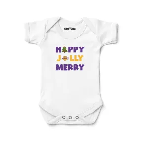 Los Angeles Lakers "Happy Jolly Merry" Bodysuit