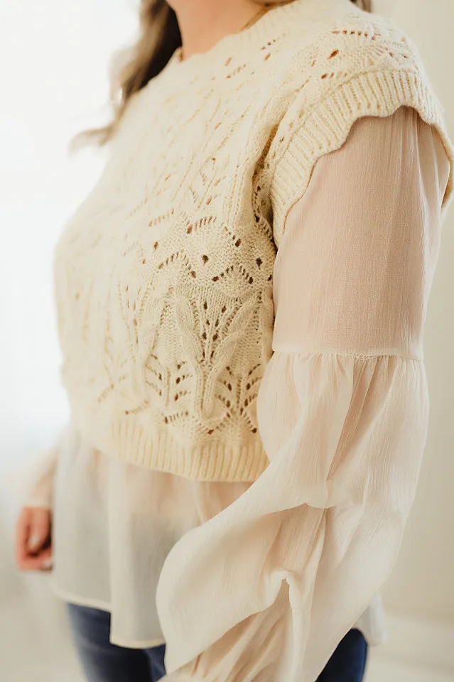 Luxe Layer Crochet Top