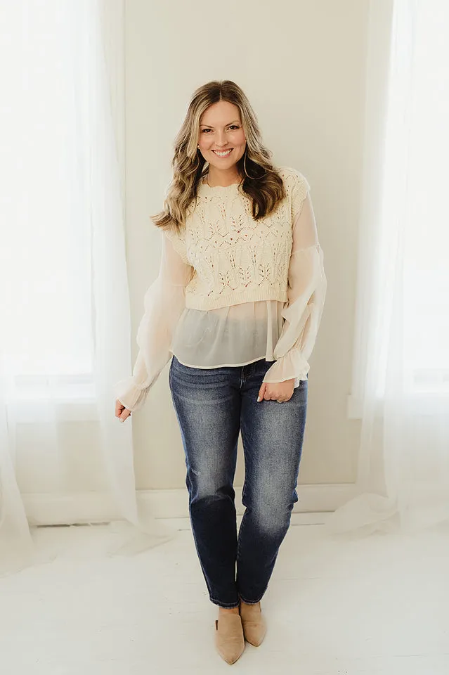 Luxe Layer Crochet Top