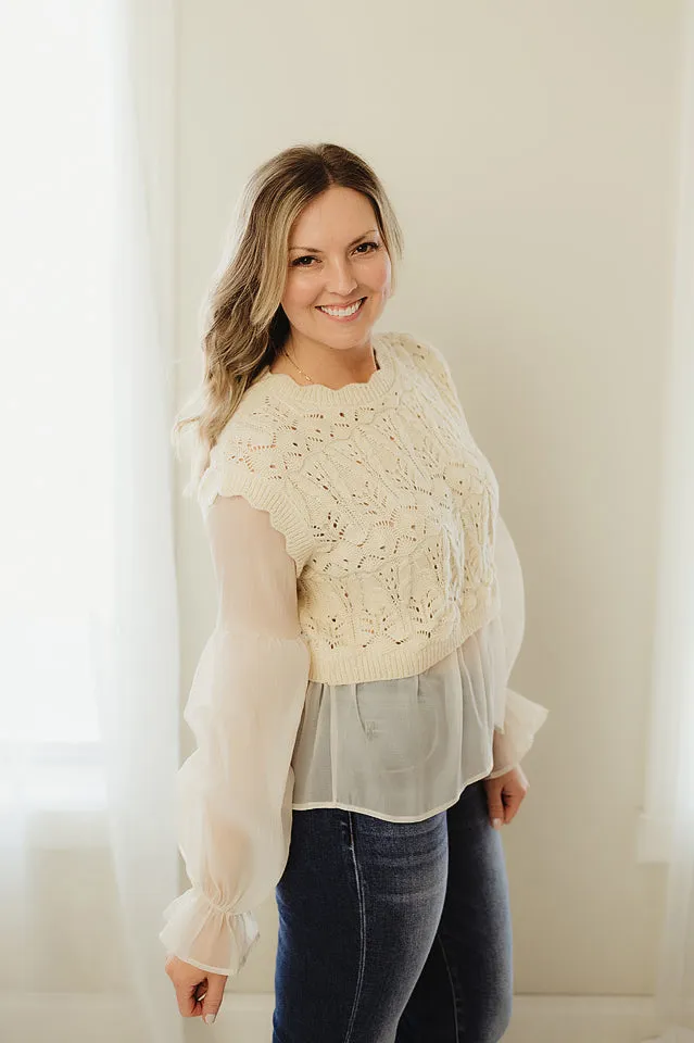 Luxe Layer Crochet Top