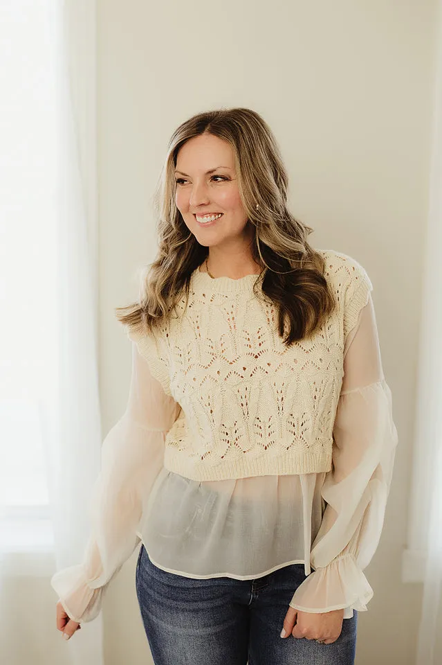 Luxe Layer Crochet Top