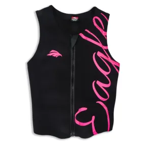 Masterline Eagle Women's Pro Logo Vest - Black/Pink