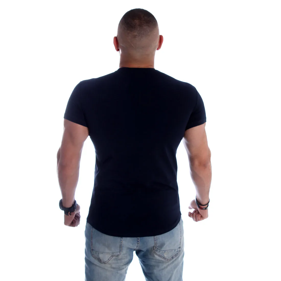 Men T-shirt- navy / made in Turkey -3356