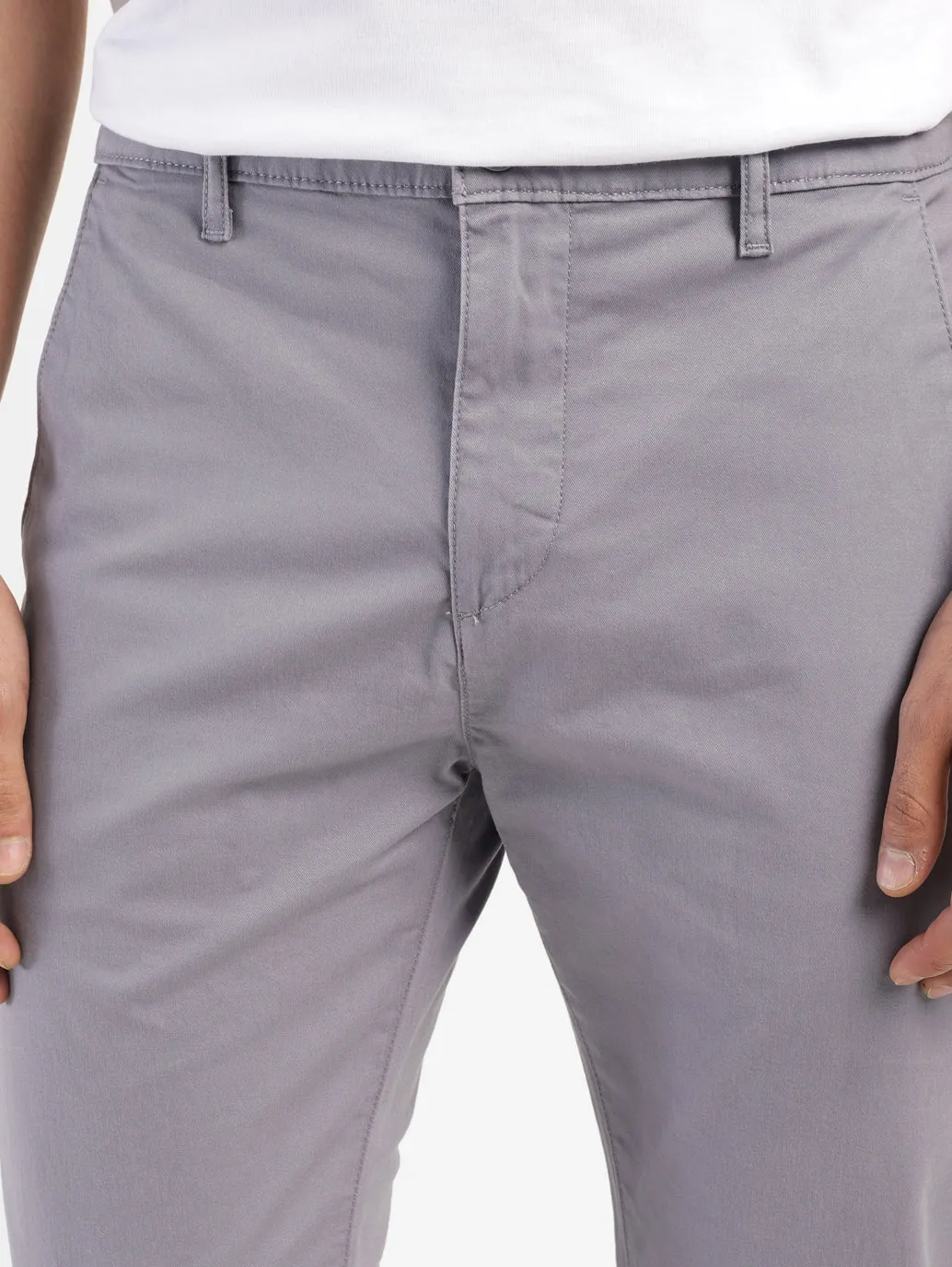 Men's 512 Grey Slim Tapered Fit Chinos