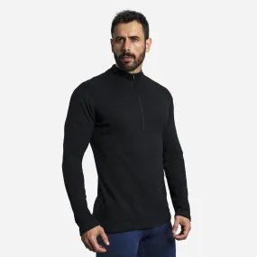 Men's Alpaca Wool Base Layer: 300 Lightweight Half-Zip