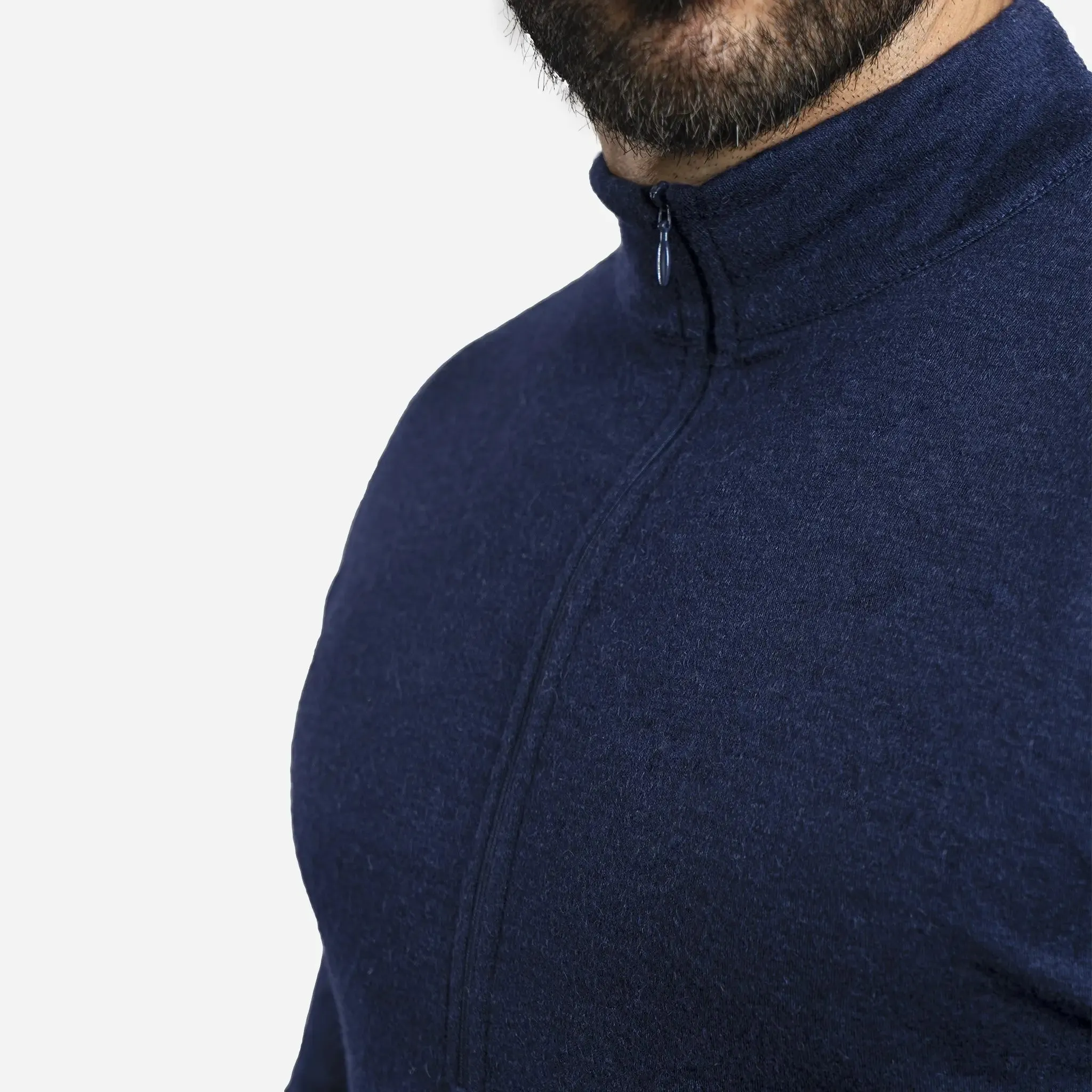 Men's Alpaca Wool Base Layer: 300 Lightweight Half-Zip