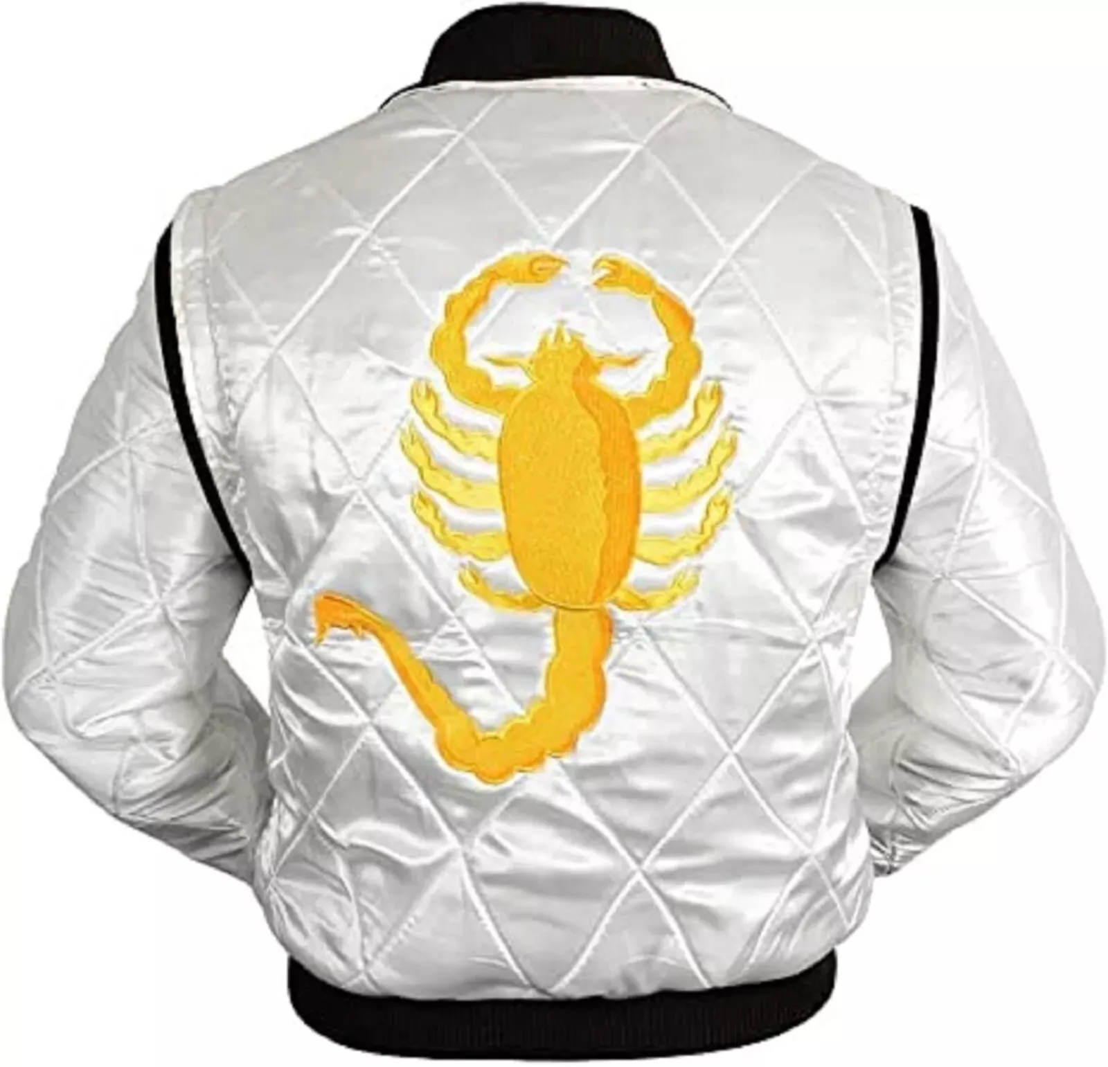 Men's Drive Scorpion Stylish Satin Fitted Ryan Designer Gosling Movie  embroidery Jacket