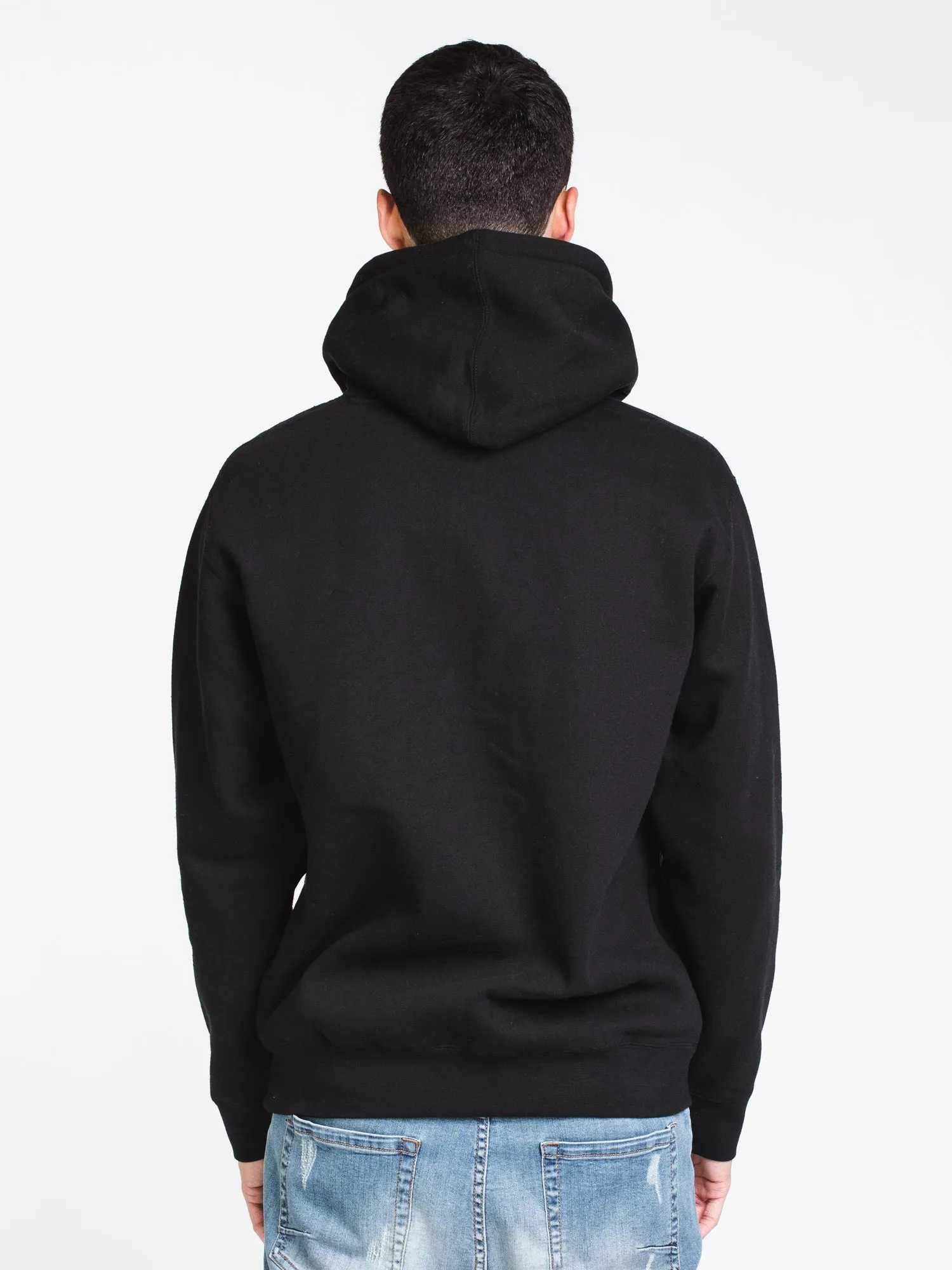 MENS JUMBLE OBEY PULLOVER HOODIE- BLACK - CLEARANCE