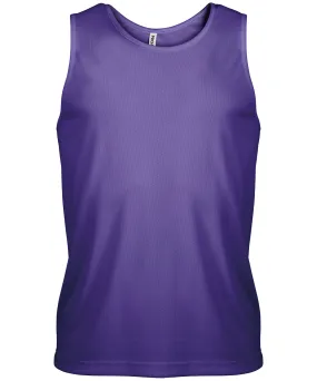 Mens sports vest | Violet