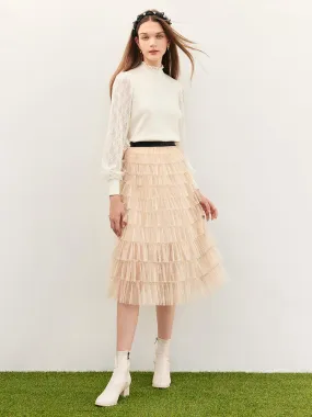 Mesh Multi-Layer Skirt