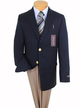 Micheal Kors 5434 Boy's Blazer - Solid Gab - Navy