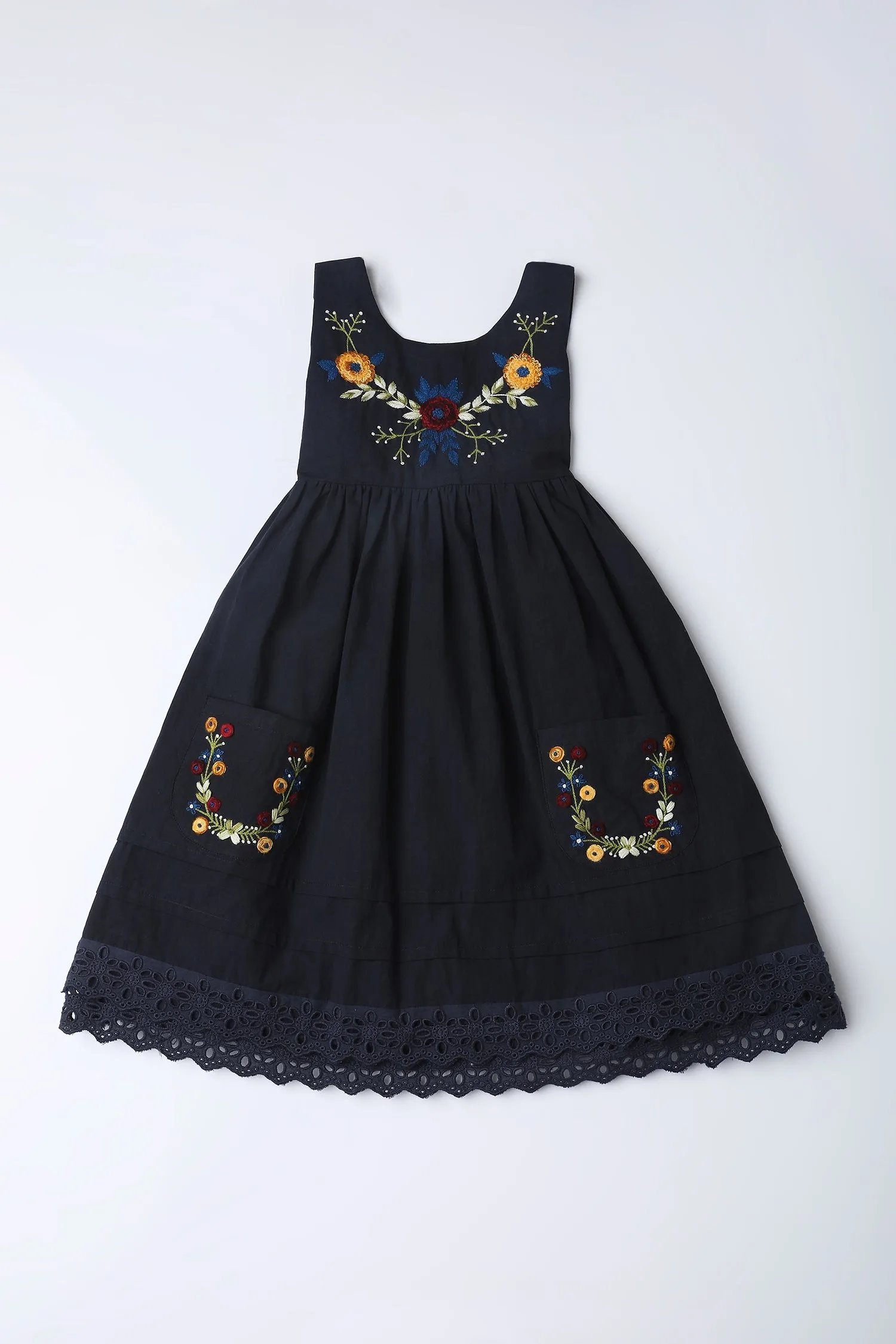 Midnight blossom dress