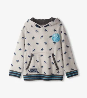 Mini Moose Pull Over Hoodie | Hatley