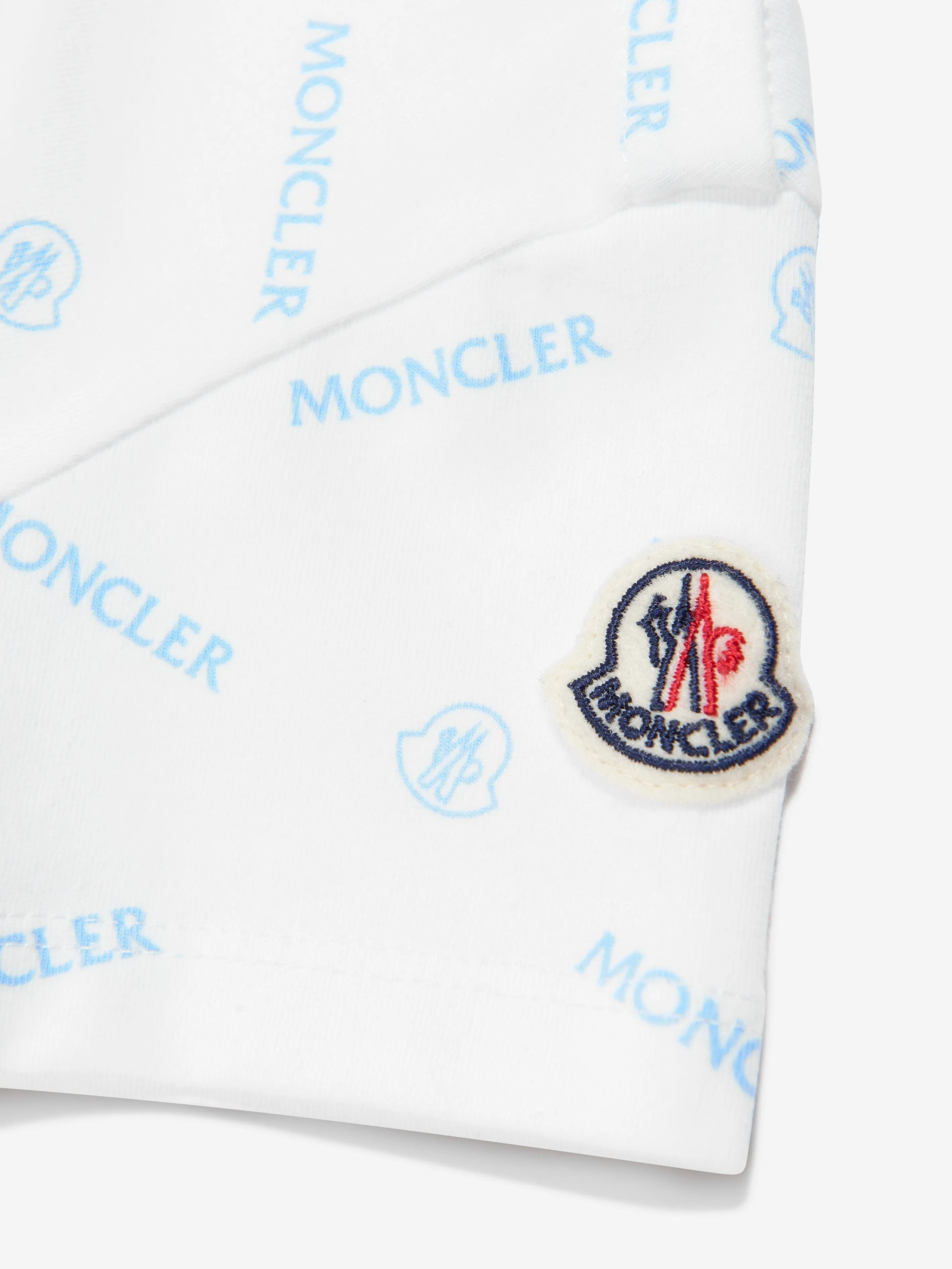 Moncler Enfant Baby Logo T-Shirt in White