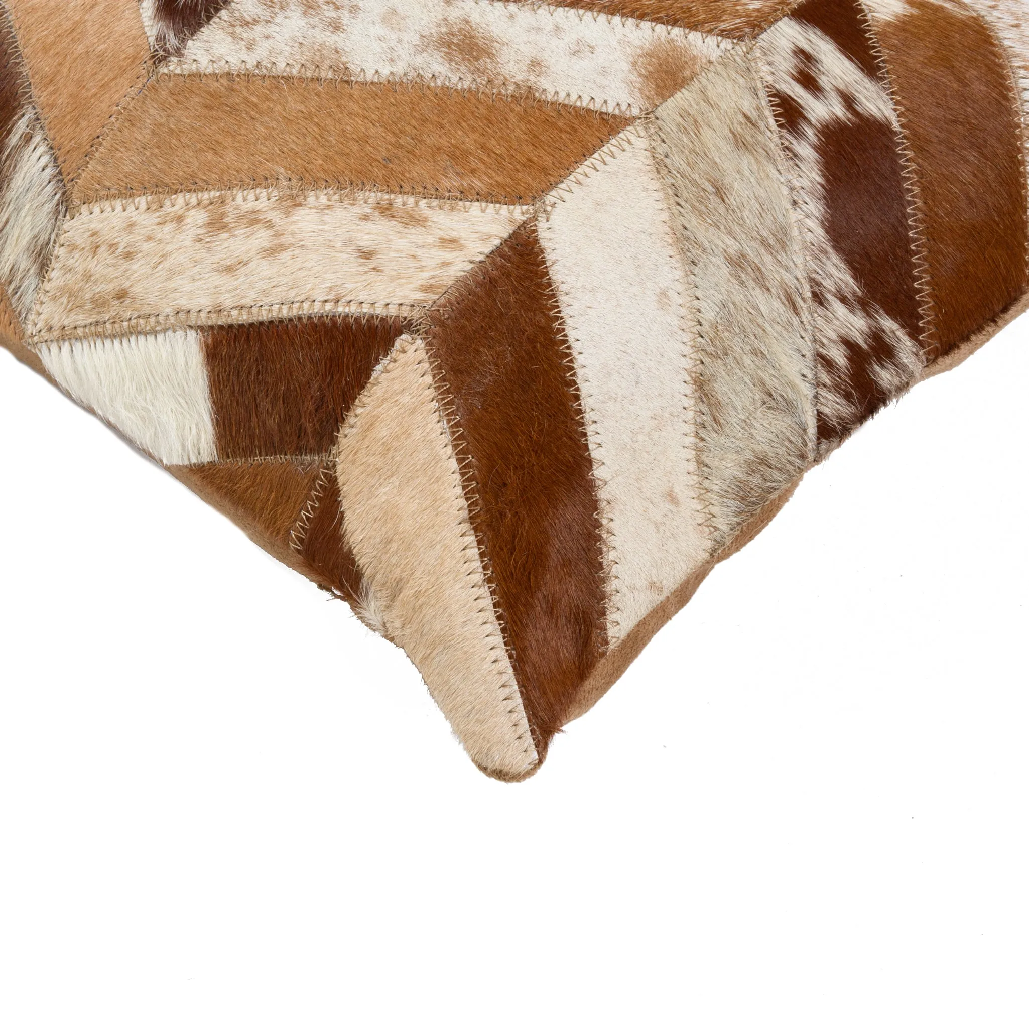 Natural Home Decor Torino Chevron Cowhide Pillow-2-Piece