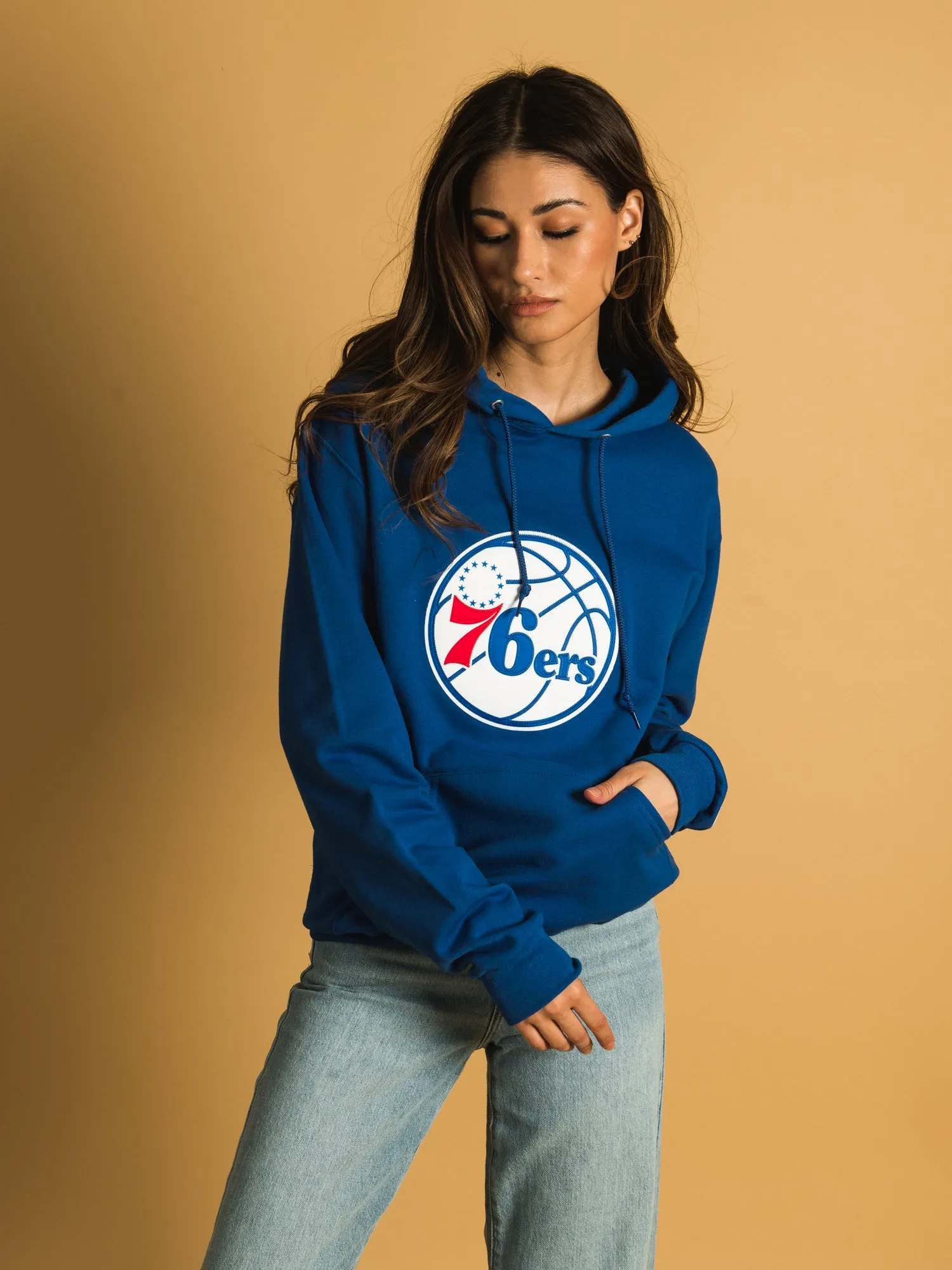 NBA PHILADELPHIA 76ERS EMBROIDERED HOODIE