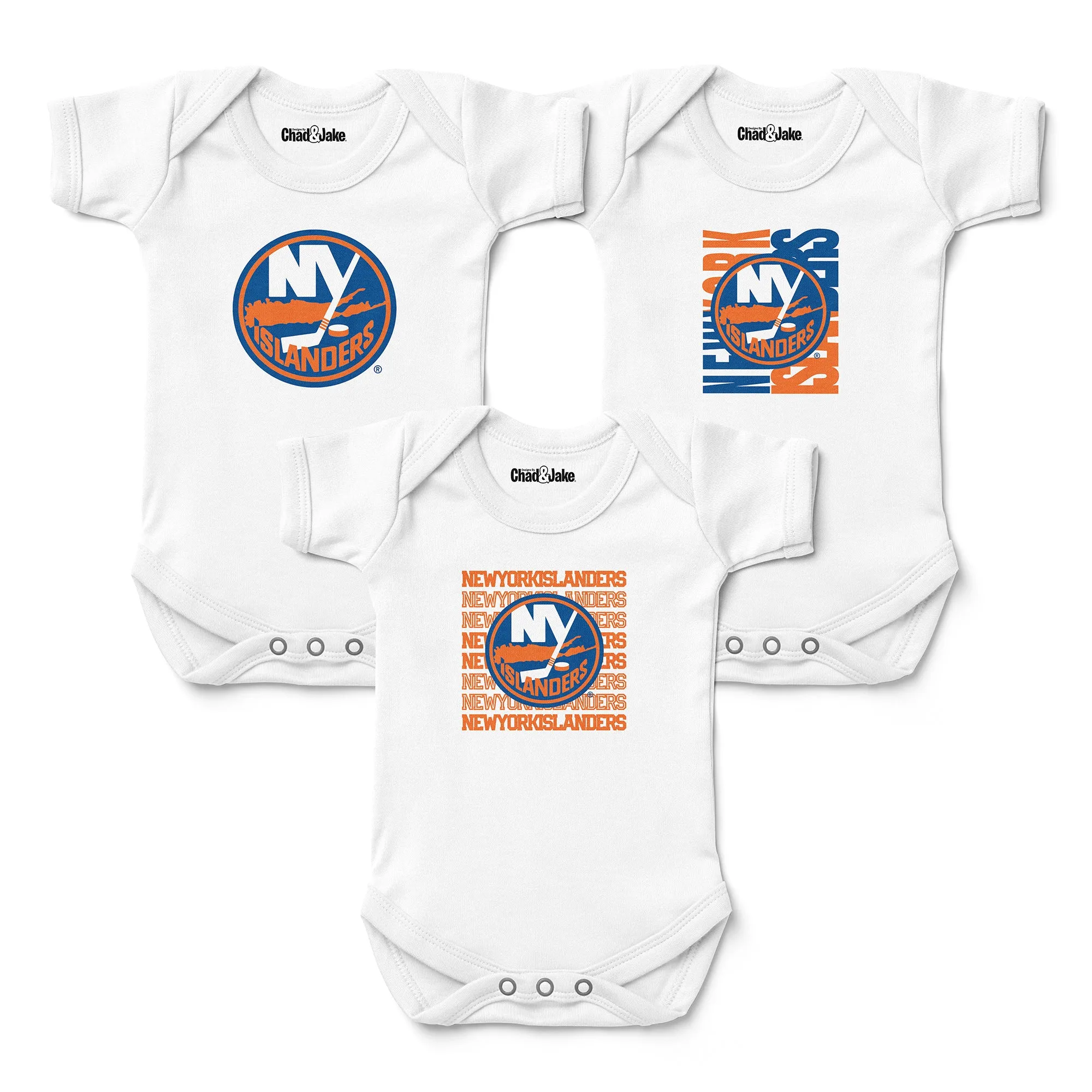 New York Islanders 3-Pack Bodysuits