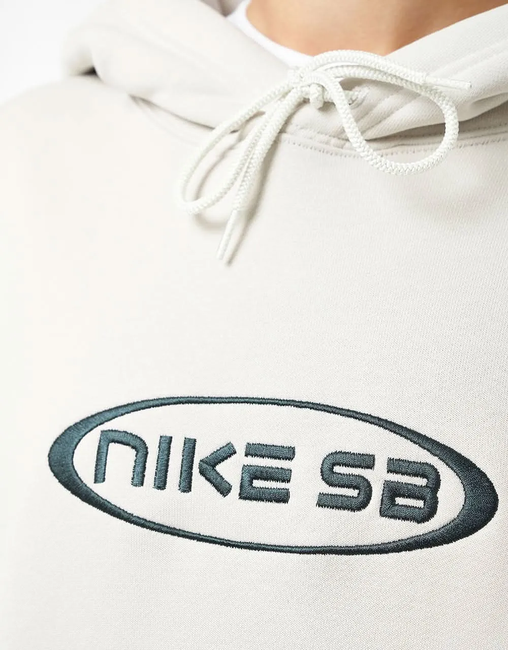 Nike SB HBR Pullover Hoodie - Light Bone/Deep Jungle