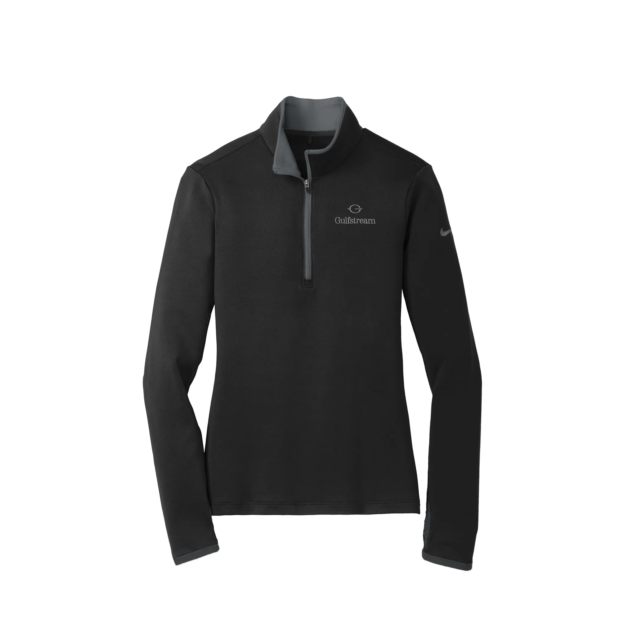 Nike® Women's Quarter Zip Pullover - Black