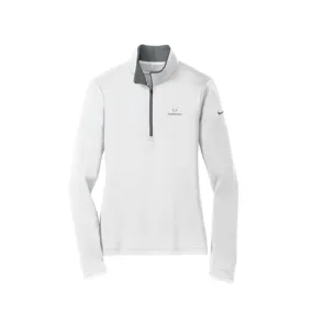 Nike® Women's Quarter Zip Pullover - White