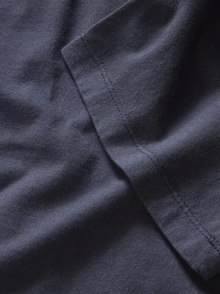 Organic Cotton Tee- Navy