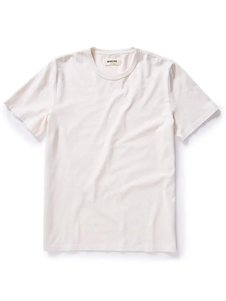 Organic Cotton Tee- Vintage White