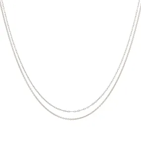 Paloma Double Layering Chain Necklace