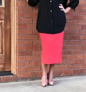 Pencil Skirt Poppy