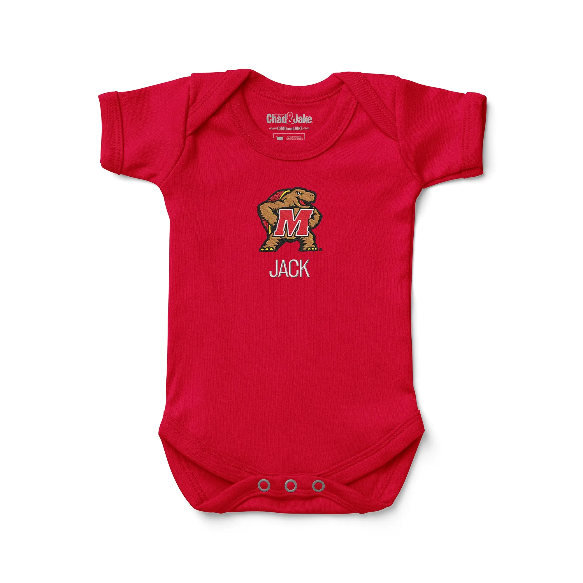 Personalized Maryland Terrapins Mascot Bodysuit