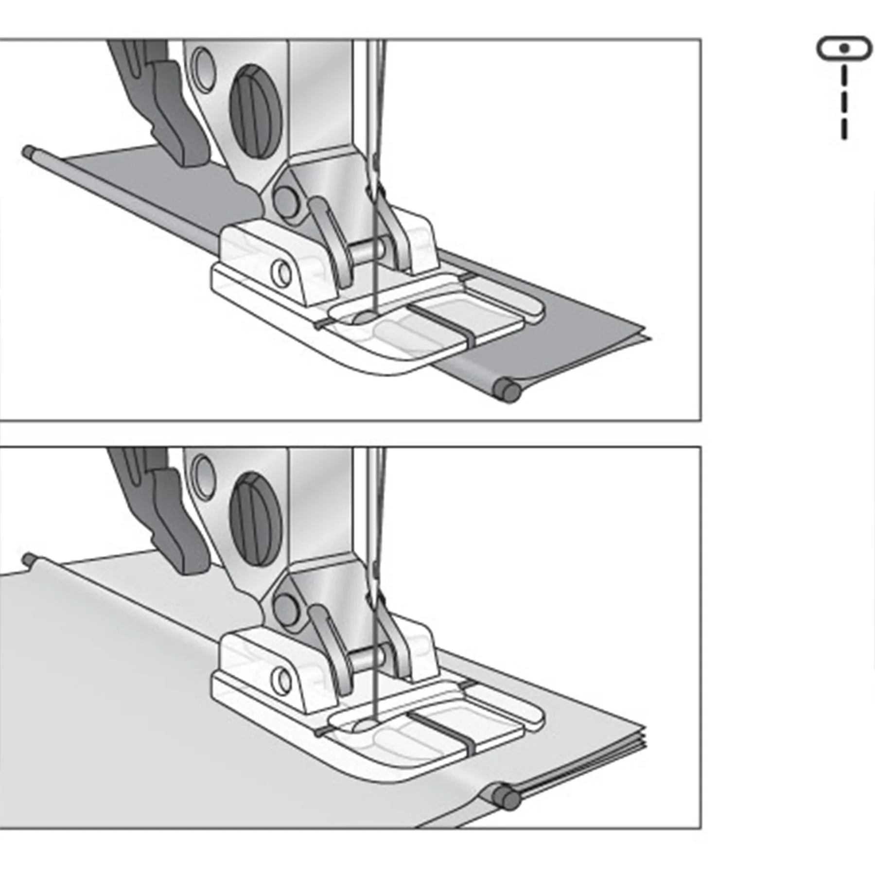 PFAFF® Narrow Piping Foot