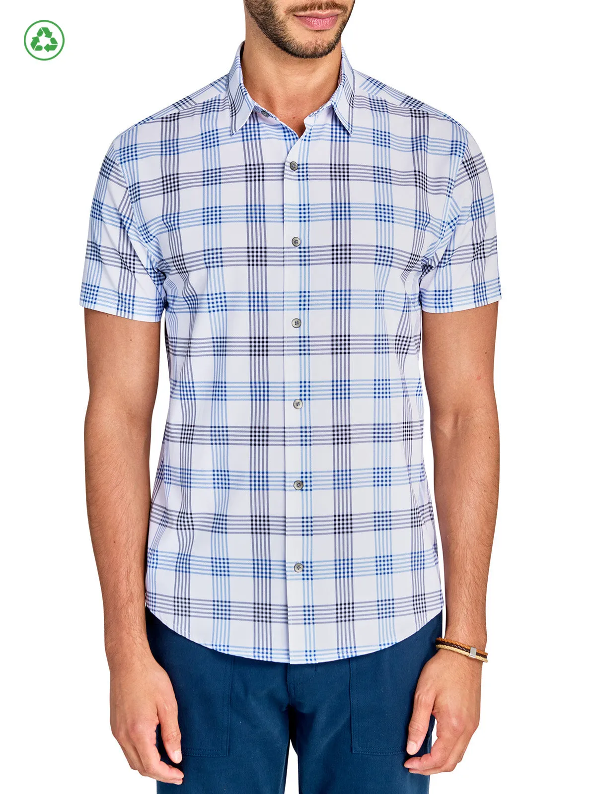 Plaid Short Sleeve Shirt