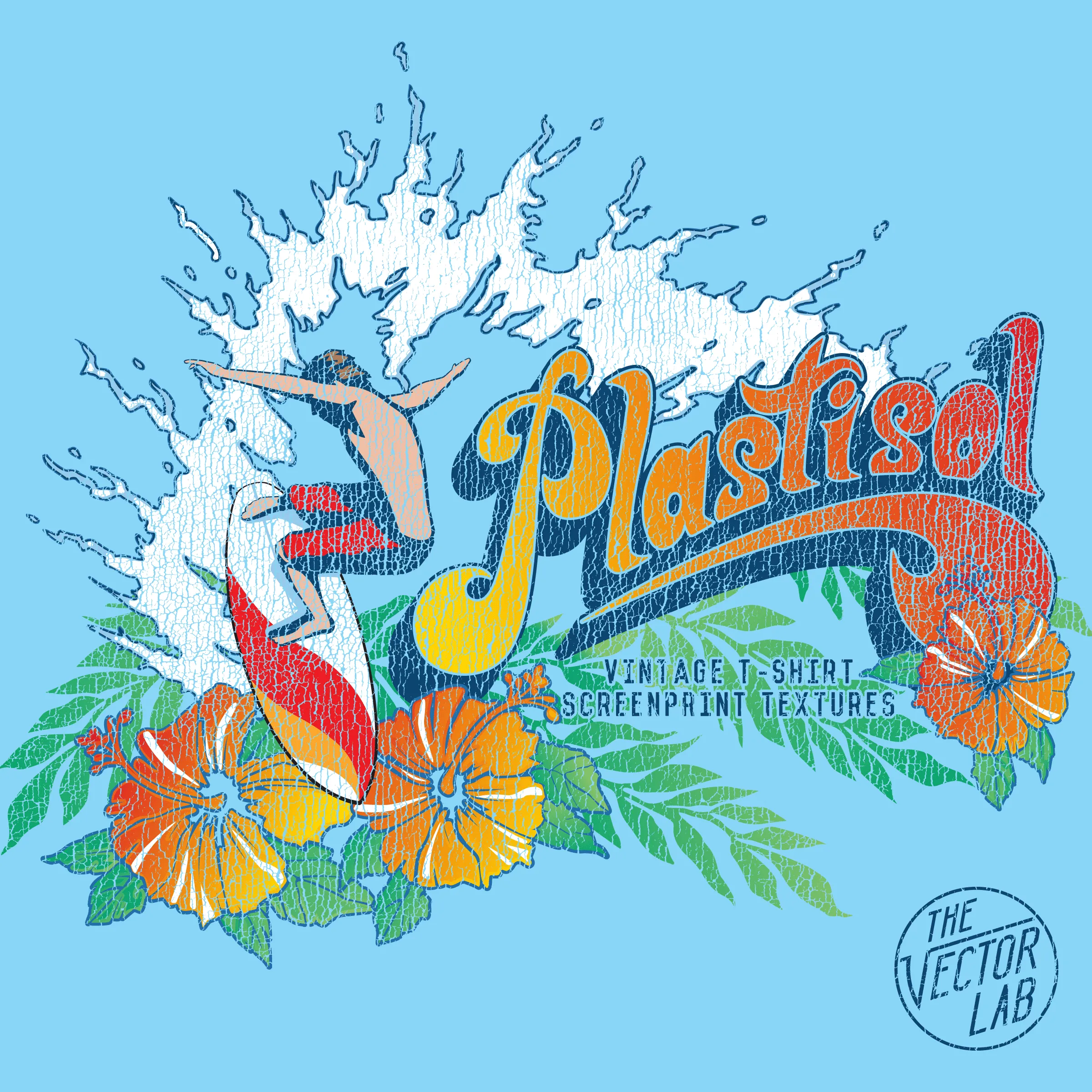 Plastisol 1&2 Bundle: Vintage T-Shirt Textures