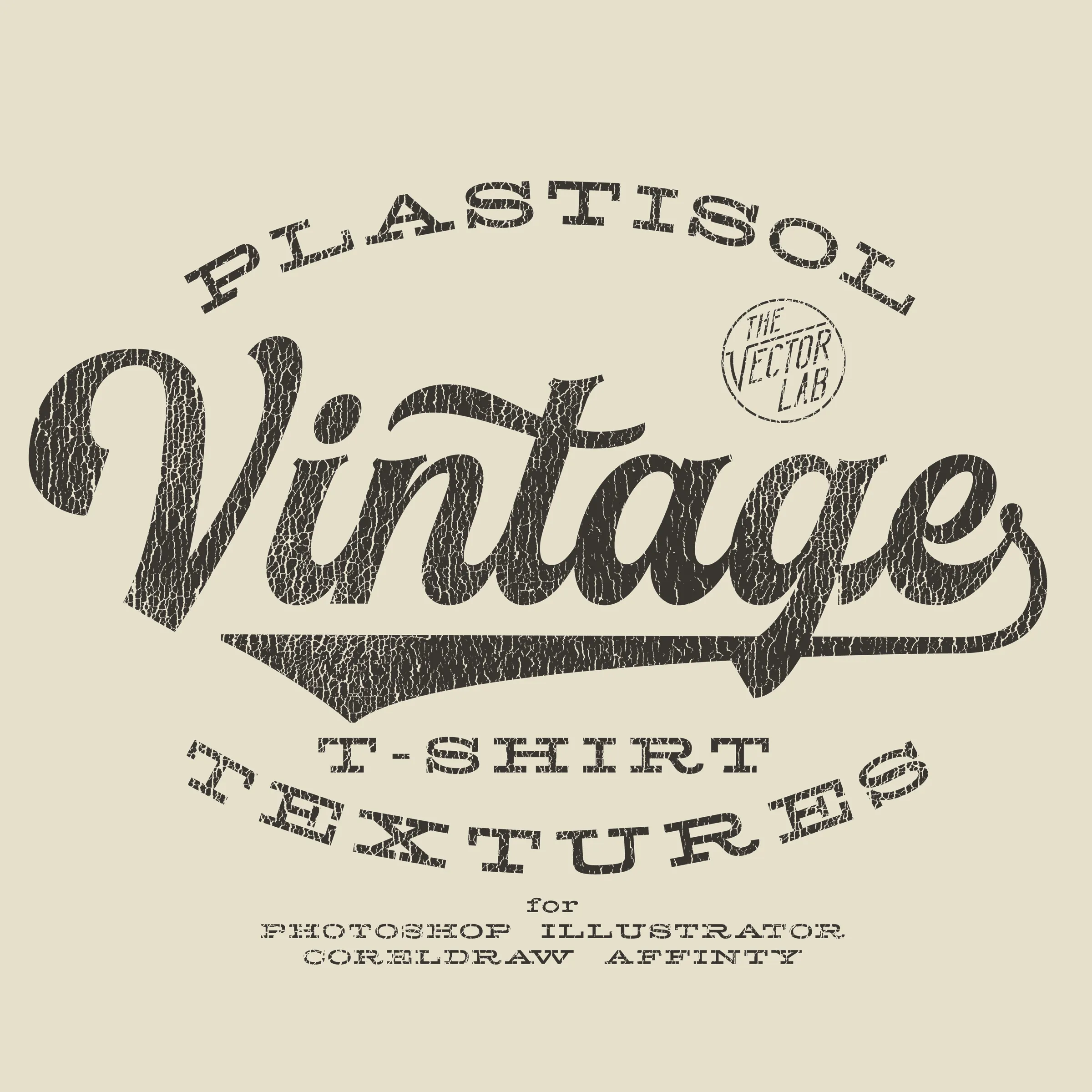 Plastisol 1&2 Bundle: Vintage T-Shirt Textures