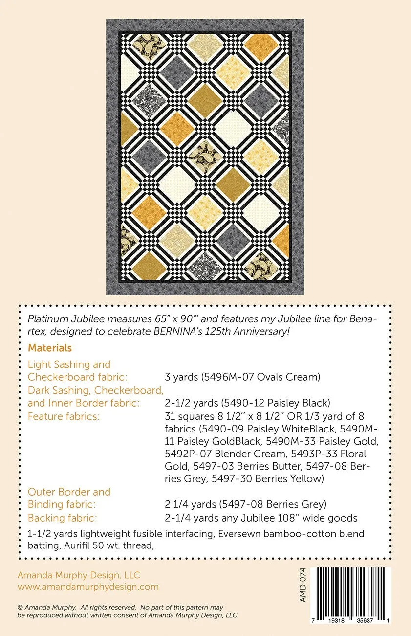 Platinum Jubilee Quilt Pattern