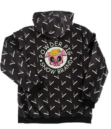 Powder Pig 10K Skull Boarder Hood 2023