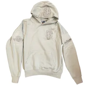 Pro Standard San Francisco Giants Neutral Drop Hoodie-Taupe