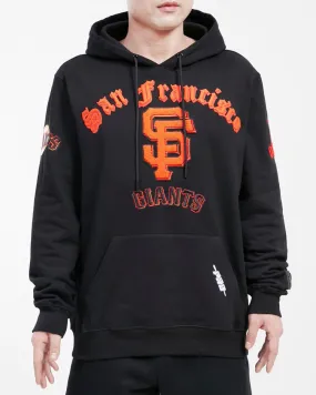 Pro Standard San Francisco Giants Old English FLC Po Hoodie-Black