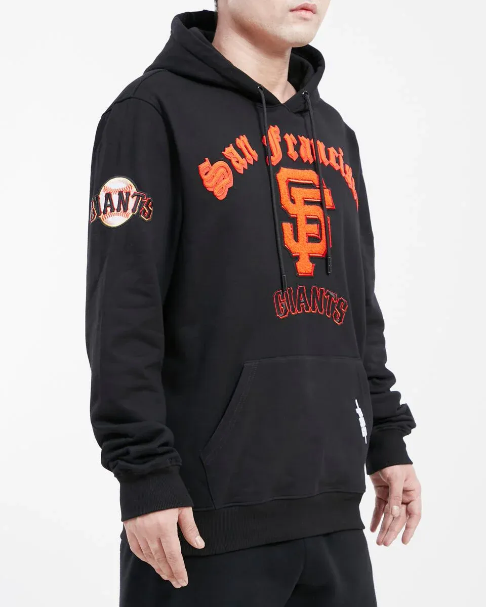 Pro Standard San Francisco Giants Old English FLC Po Hoodie-Black