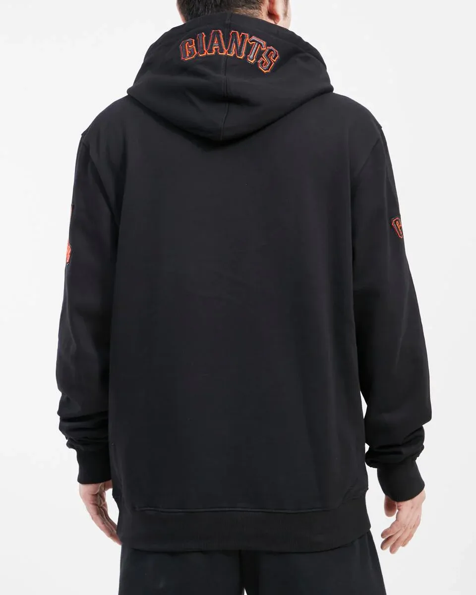 Pro Standard San Francisco Giants Old English FLC Po Hoodie-Black