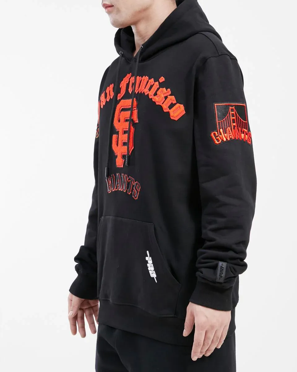 Pro Standard San Francisco Giants Old English FLC Po Hoodie-Black