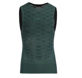 Q36.5 BASE LAYER 1 SLEEVELESS SUMMER OLIVE GREEN