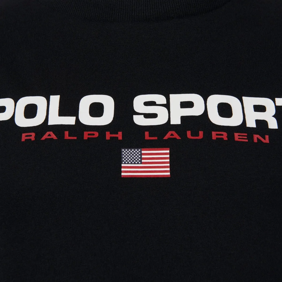 Ralph Lauren Boys Black Jersey Polo Sport T-Shirt