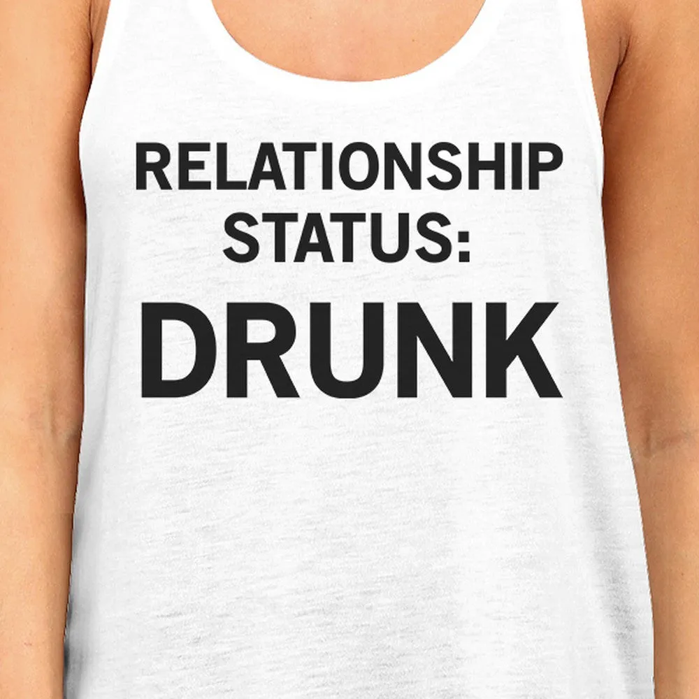 Relationship Status White Graphic Tank Top For Men Witty Gift Ideas