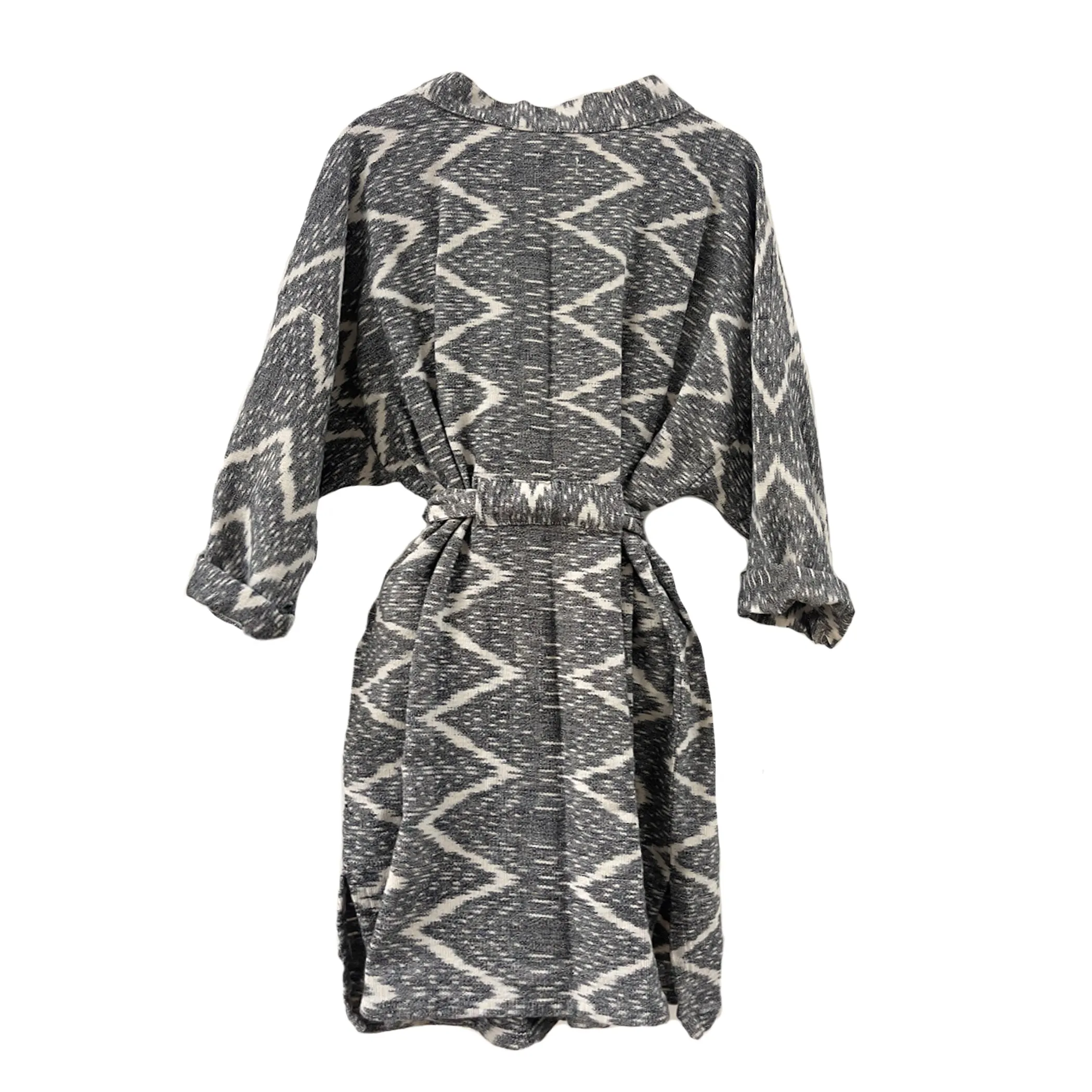 Renzo Robe - Black Ikat