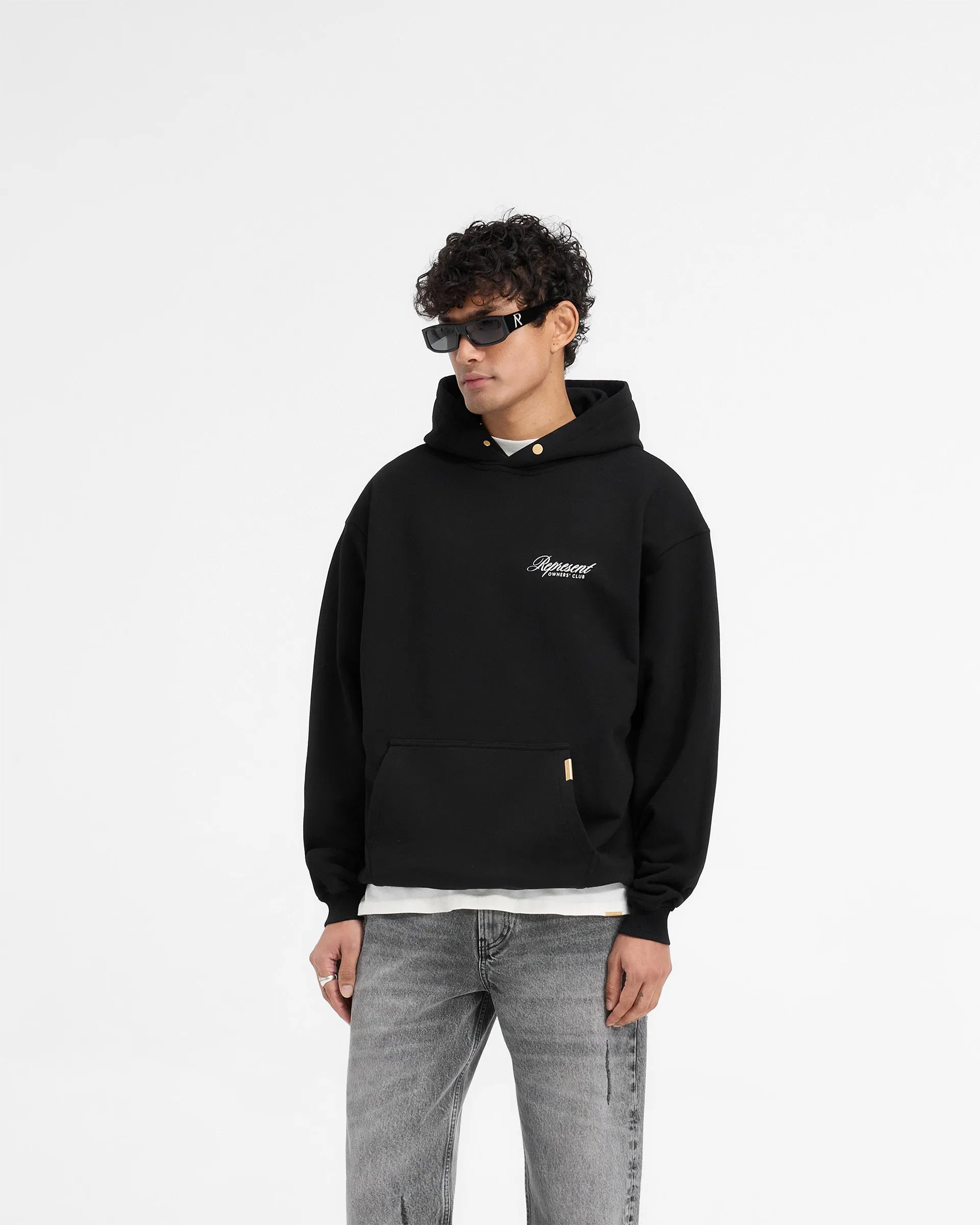 Represent X Harrods Bear Owners Club Hoodie - Jet Black