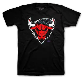 Retro 5 Top 3 Rasta Bull Shirt