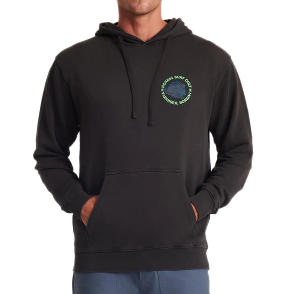 Roark Surf Cult Fleece Sweatshirt - Vintage Black