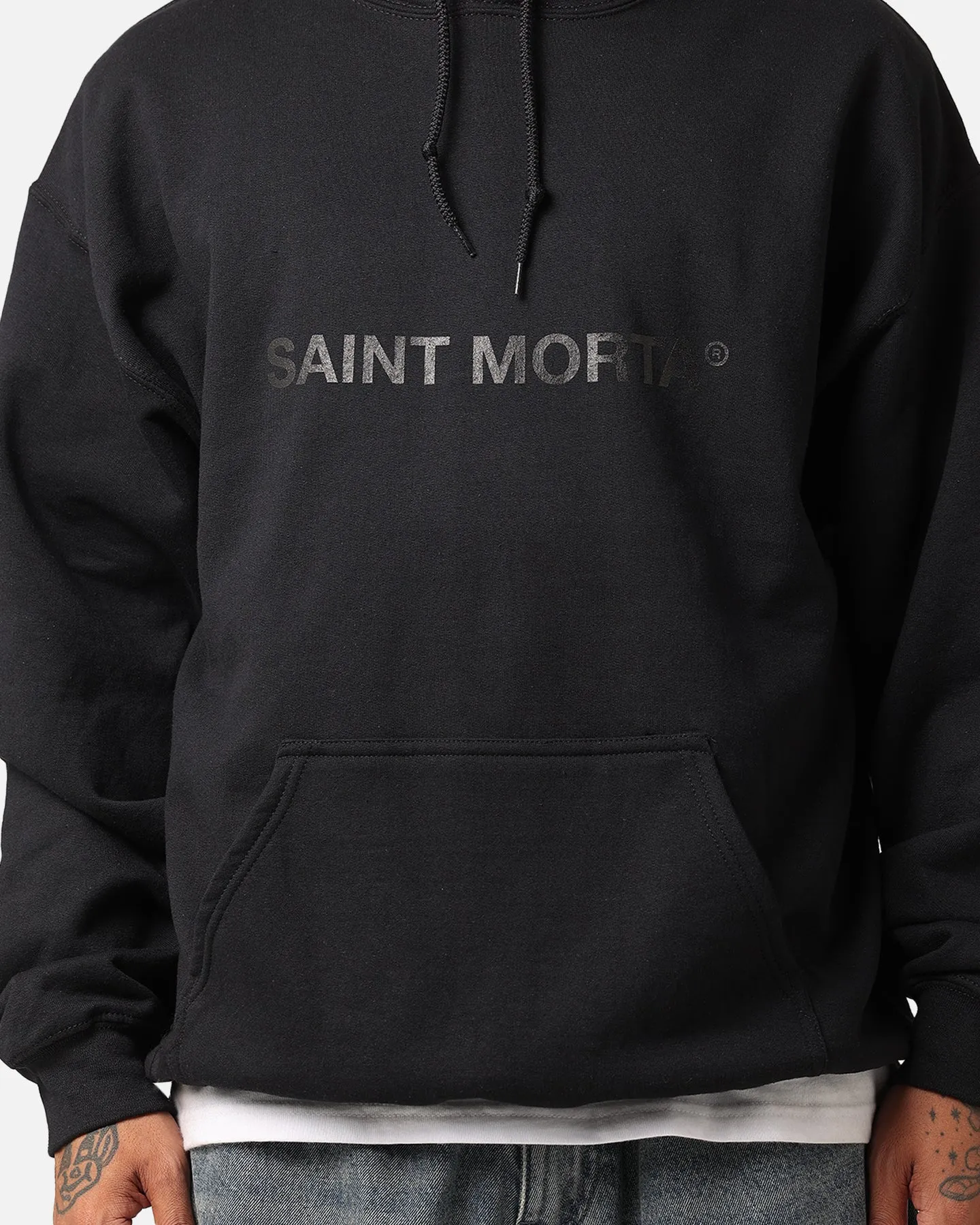 Saint Morta Official Hoodie Black/Black