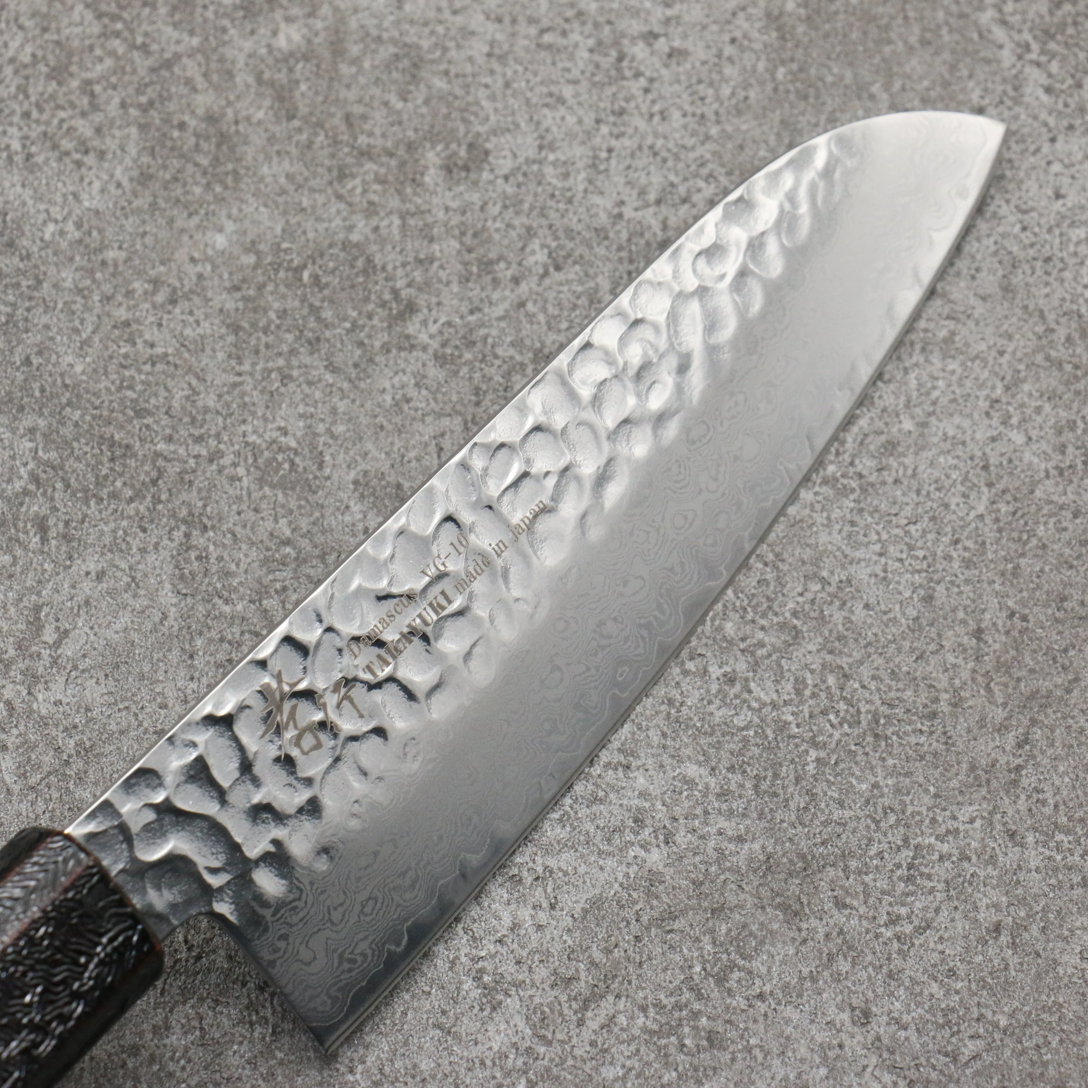 Sakai Takayuki Rinnou VG10 33 Layer Damascus Santoku 170mm Red Lacquered Handle