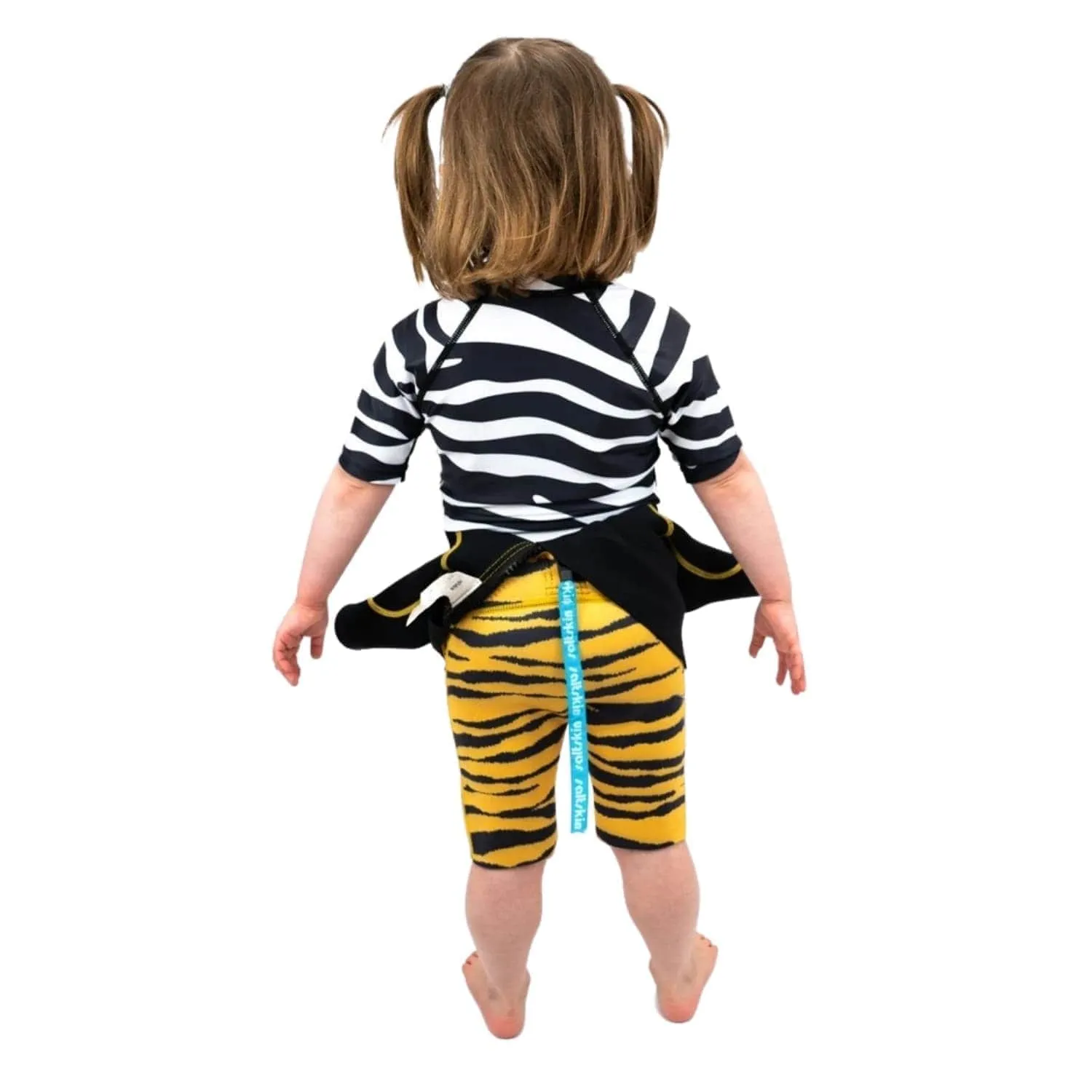 Saltskin Youth Kids UV Rash Vest - Zebra